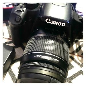 Canon Rebel t1i SLR camera.